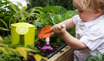 خوردن خاک گلدان توسط کودک